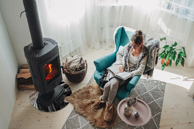 Podkładka pod kominek Abstrakcyjne fale i linie