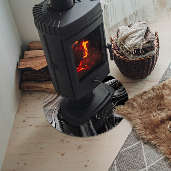 Podkładka pod kominek Abstrakcyjne fale i linie