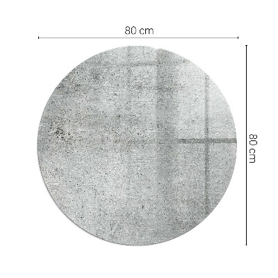 Szyba pod kominek Tekstura surowego betonu