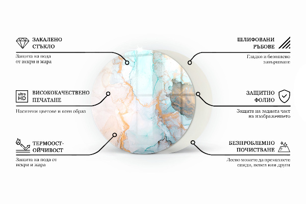 Onderplaat kachel Marmeraderpatroon