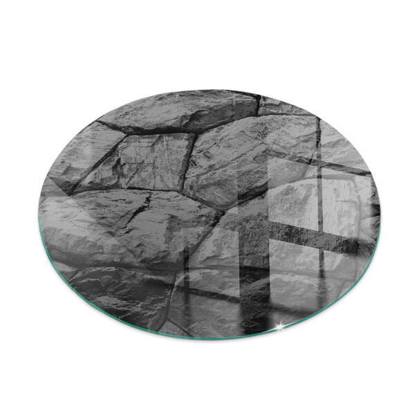 Vloerplaat voor kachel Natuursteenpatroon