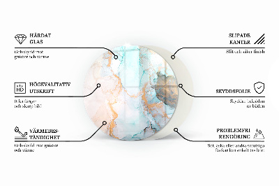Vloerplaat voor kachel Tropische bladeren op de achtergrond