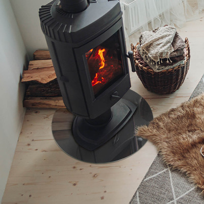 Vloerplaat voor kachel Kleur: Grijsbruin