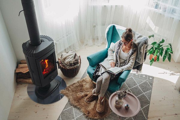 Onderplaat kachel Kleur: Donkerblauw