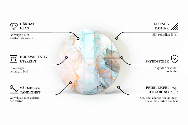 Onderplaat kachel Kleur: Donkerblauw