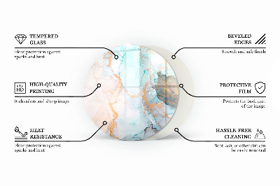 Onderplaat kachel Kleur bruin
