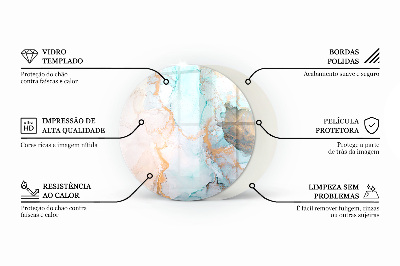 Plaat onder houtkachel Kleur bruin