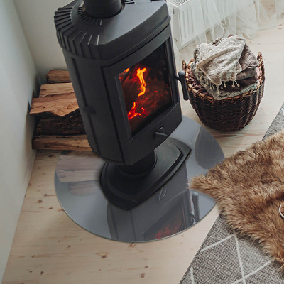 Onderplaat kachel Kleur grijs