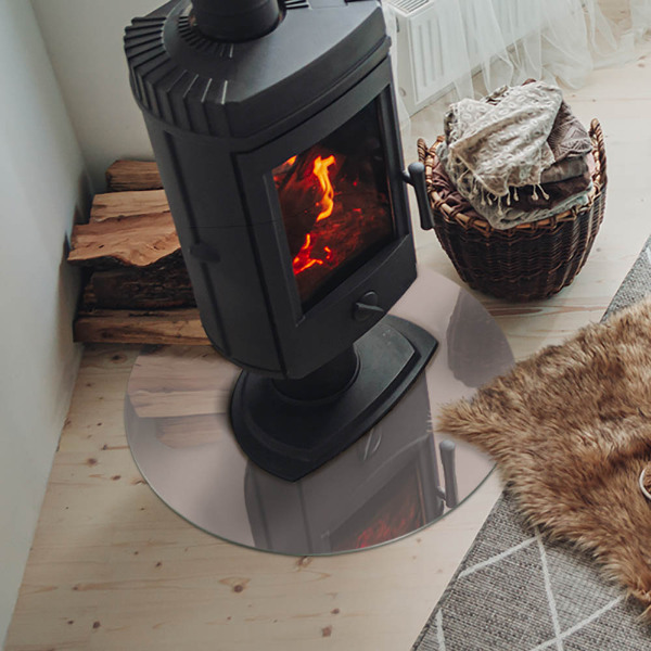 Szyba pod kominek Kolor Jasnobrązowy