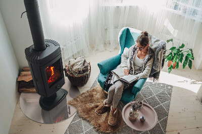 Szyba pod kominek Kolor Jasnobrązowy