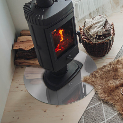 Szkło pod kominek Kolor Szary