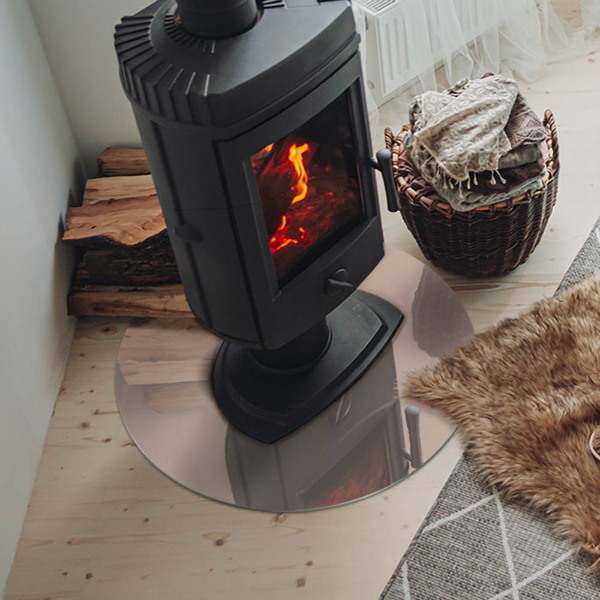 Szyba pod kominek Kolor Jasnobrązowy