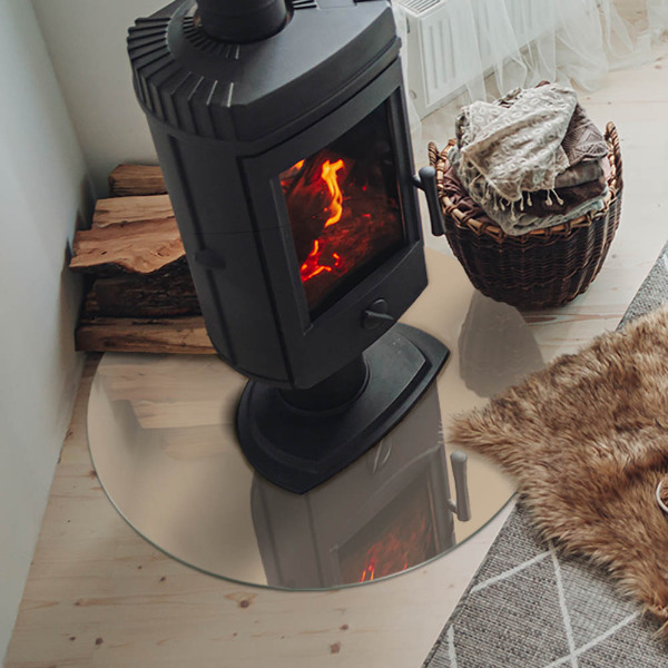 Onderplaat kachel Kleur beige