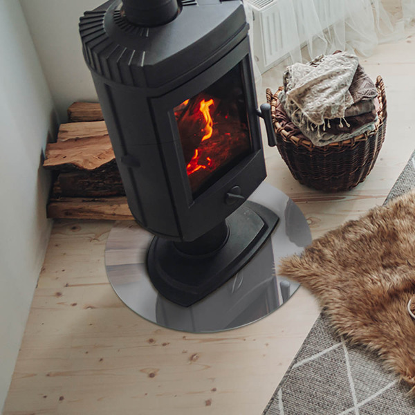 Onderplaat kachel Kleur: Lichtgrijs