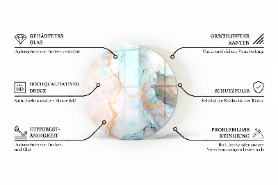 Szkło pod kominek Kolor Ivory