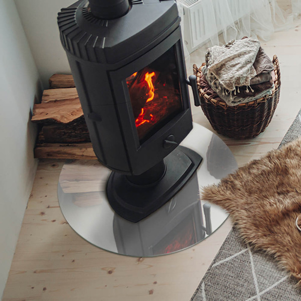 Onderplaat kachel Ivoorkleur