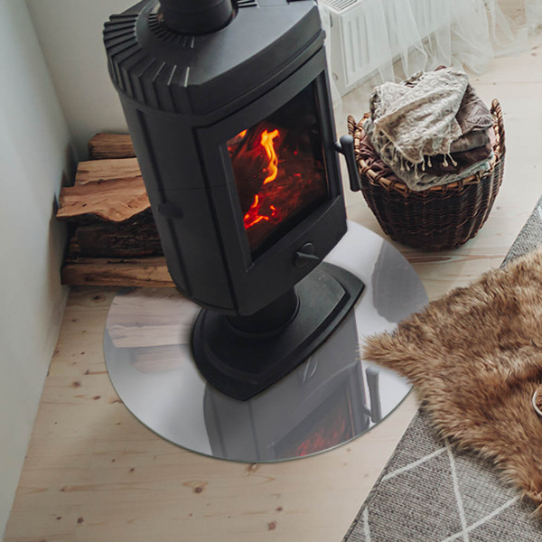 Szyba pod kominek Kolor Jasny szary