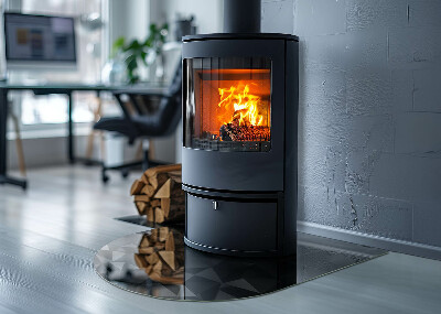 Halfronde vloerplaat openhaard Geometrie in drie dimensies