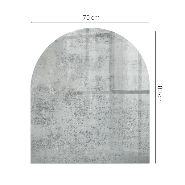 Halfronde plaat voor onder houtkachel Abstract achtergrondpatroon