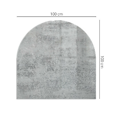 Szyba hartowana pod kominek półowalna Abstrakcyjny wzór tła