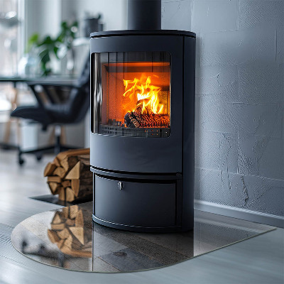 Panel kominkowy półowalny Kolory desek w różnorodnych tonacjach