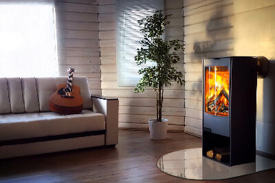 Szyba pod kominek półowalna Kolor Jasnobrązowy