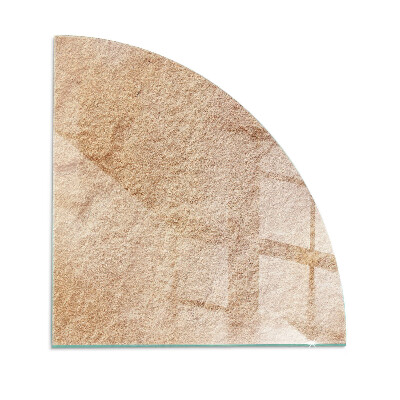 Kwartcirkel kachel vloerplaat De aard van de stenen structuur