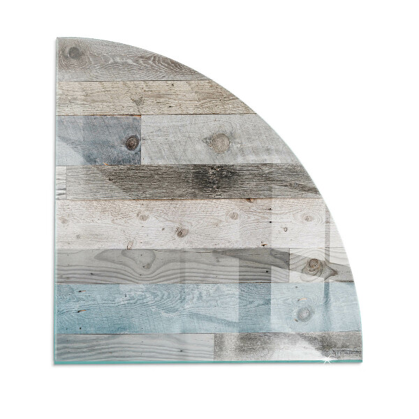 Kwartcirkel onderplaat kachel Kleuren van het bord in diverse tinten.