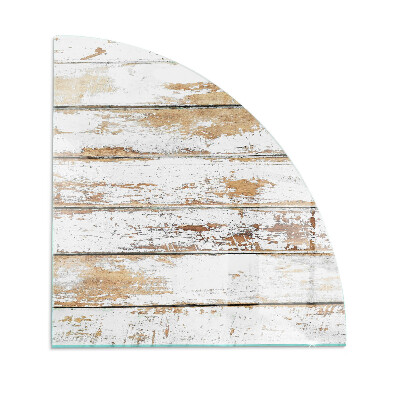 Szkło pod kozę ćwiartka Zardzewiała deska drewniana