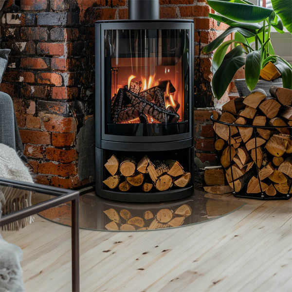 Szkło pod kozę ćwiartka Kolor Brązowy