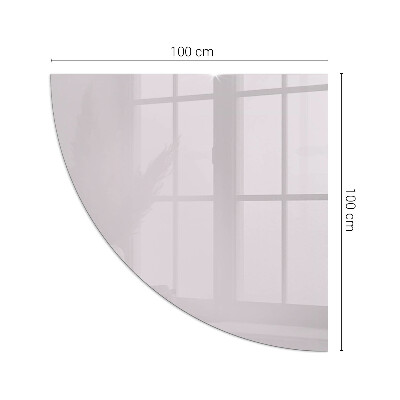 Kwartcirkel vloerplaat voor houtkachel Kleur: Lichtpaars