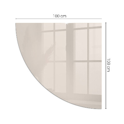 Szkło pod kozę ćwiartka Kolor Bladoróżowy