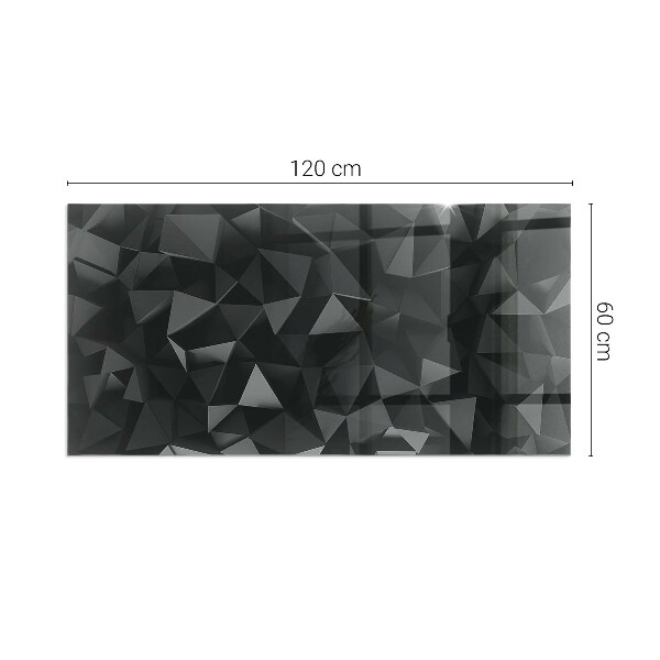 Vloerplaat openhaard Driedimensionaal geometrisch patroon