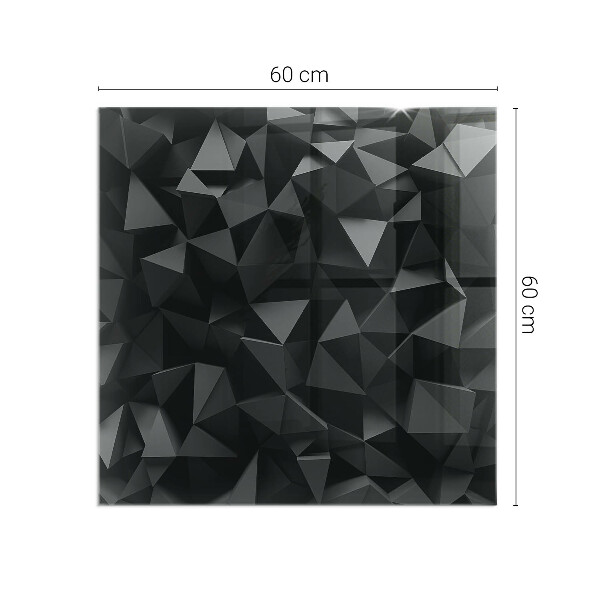 Podkładka pod kominek Trójwymiarowy wzór geometryczny