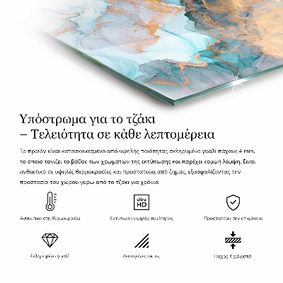 Podkładka pod kominek Trójwymiarowy wzór geometryczny