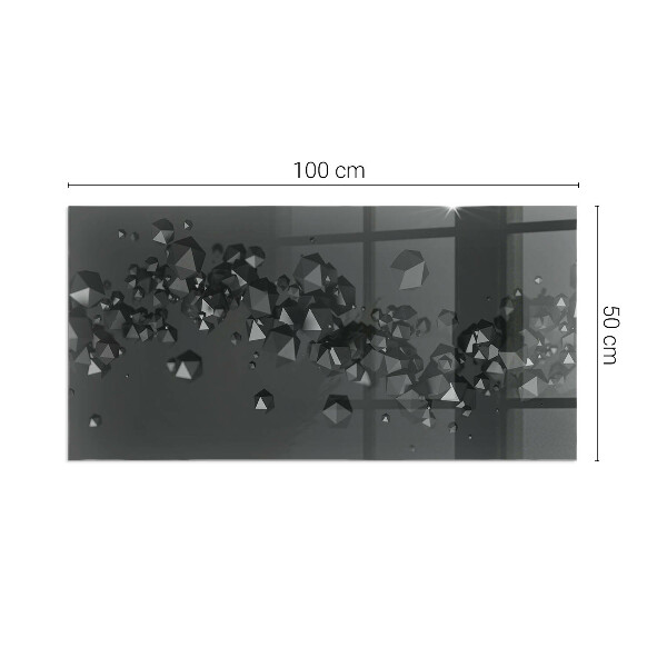 Vloerplaat openhaard Wolkenvormen in een abstracte compositie