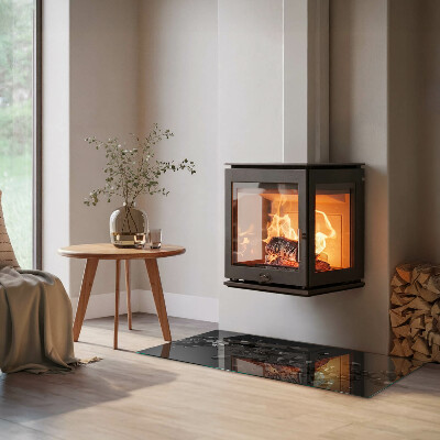 Vloerplaat openhaard Wolkenvormen in een abstracte compositie