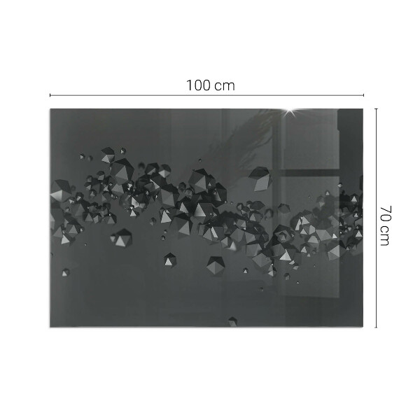 Vloerplaat openhaard Wolkenvormen in een abstracte compositie