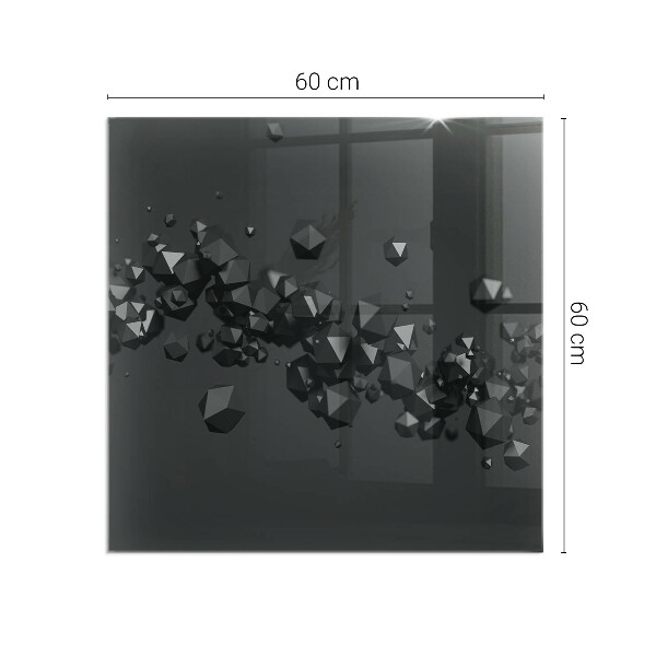Podkładka pod kominek Kształty chmur w abstrakcyjnej kompozycji