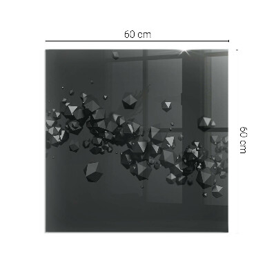 Vloerplaat openhaard Wolkenvormen in een abstracte compositie