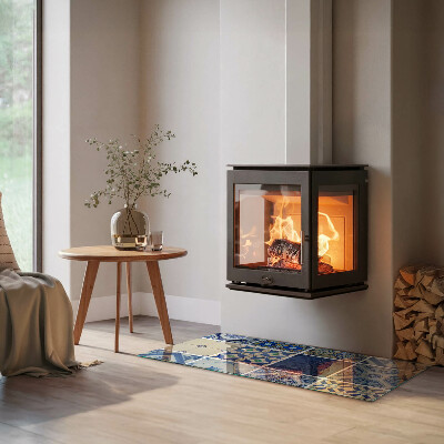 Vloerplaat openhaard Stijlvolle ontwerpen geïnspireerd op keramiek.