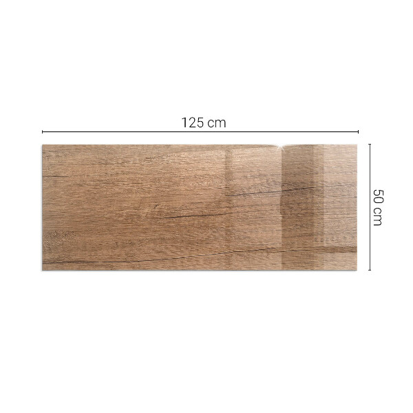 Plaat voor onder kachel Hout in een natuurlijke stijl