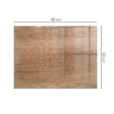 Plaat voor onder kachel Hout in een natuurlijke stijl