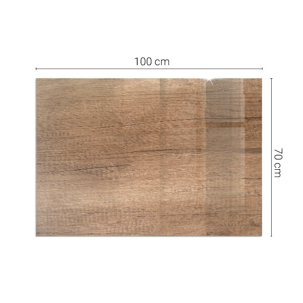 Plaat voor onder kachel Hout in een natuurlijke stijl