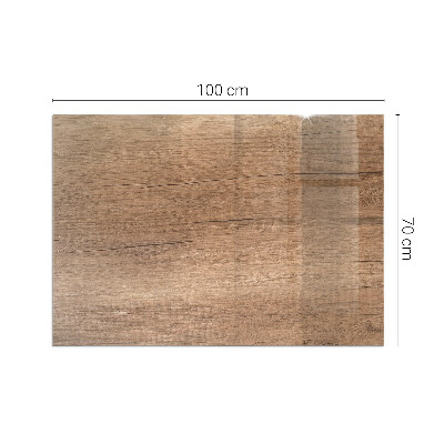 Plaat voor onder kachel Hout in een natuurlijke stijl