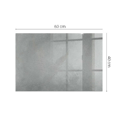 Plaat voor onder kachel Stijl met betoneffect