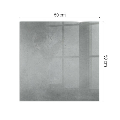 Szyba hartowana pod kominek Stylizacja z efektem betonu