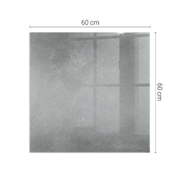 Plaat voor onder kachel Stijl met betoneffect