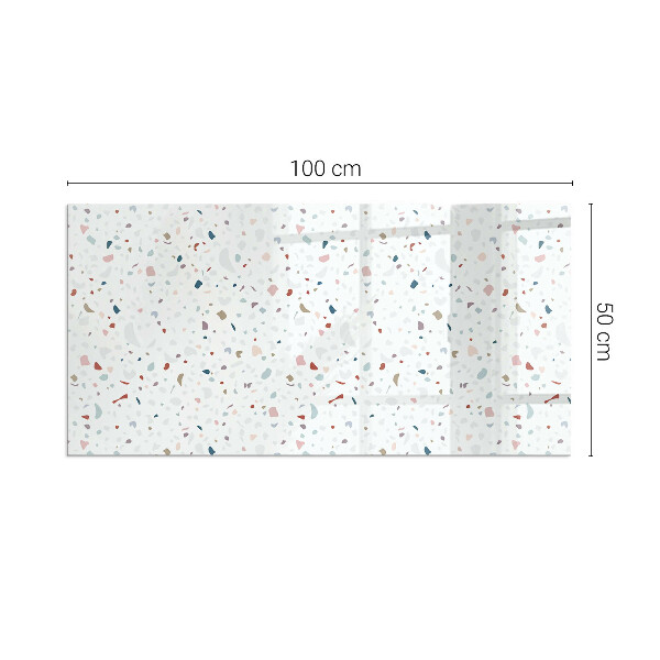 Szyba hartowana pod kominek Mikro kształty w subtelnej harmonii