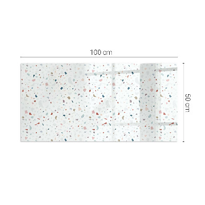 Plaat voor onder kachel Microvormen in subtiele harmonie